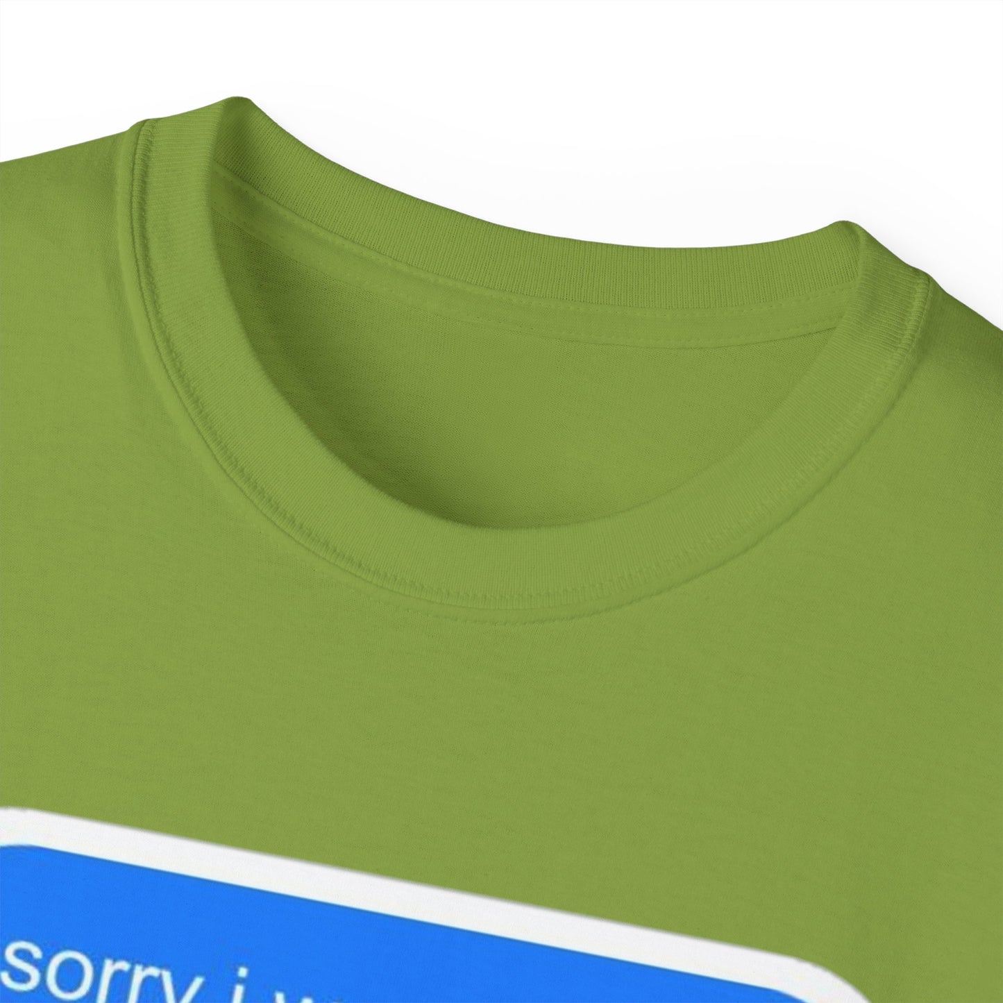 Cotton Tee - 'Sorry I Was Reading'