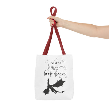 Book Dragon: Tote Bag - Bibliophile Bazaar