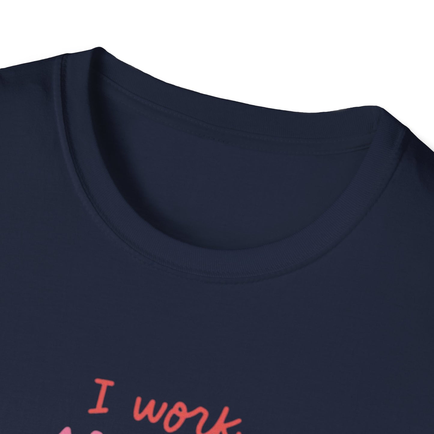 T-Shirt - 'I Work to Support My Book Addiction'