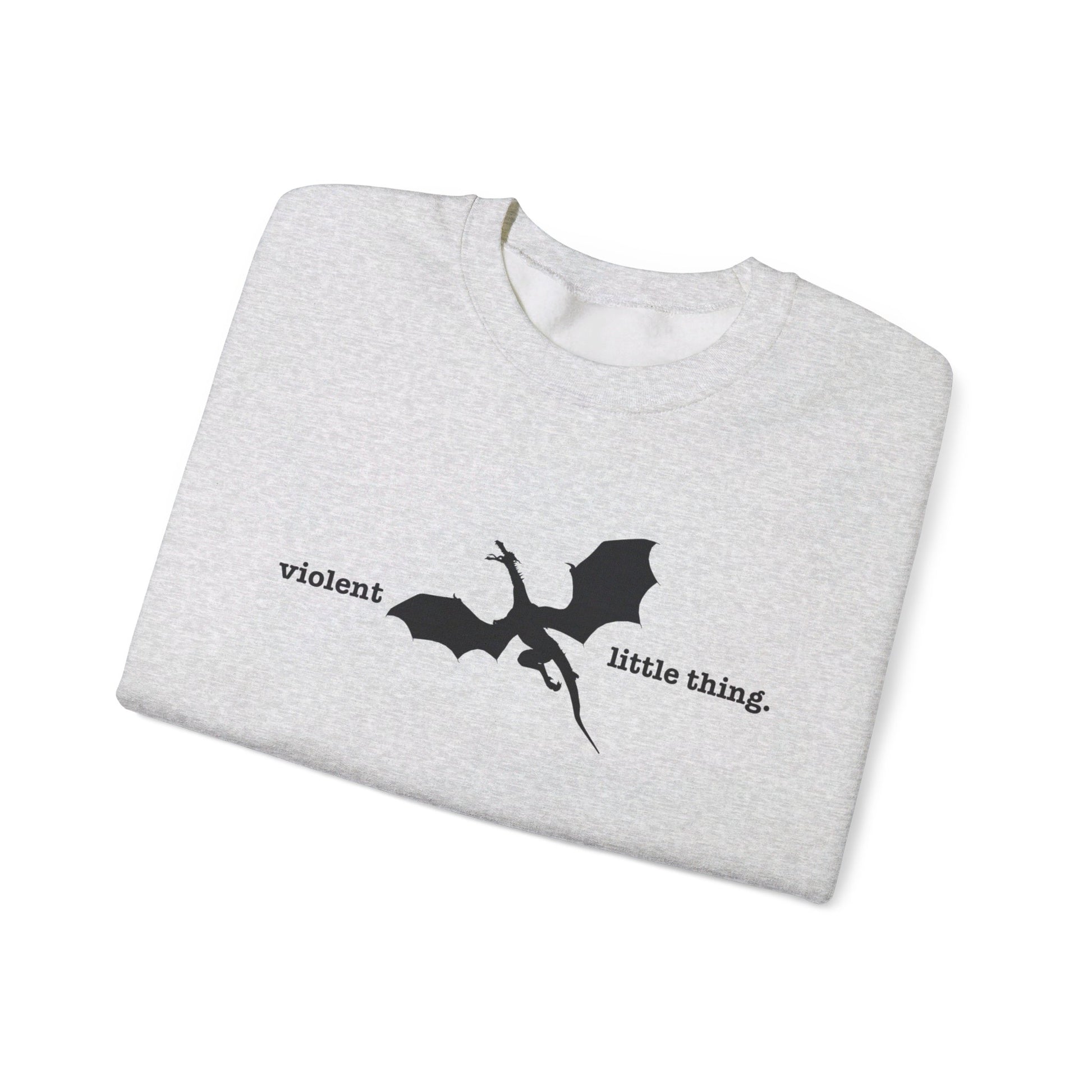 Violent little thing Crewneck Sweatshirt - Bibliophile Bazaar