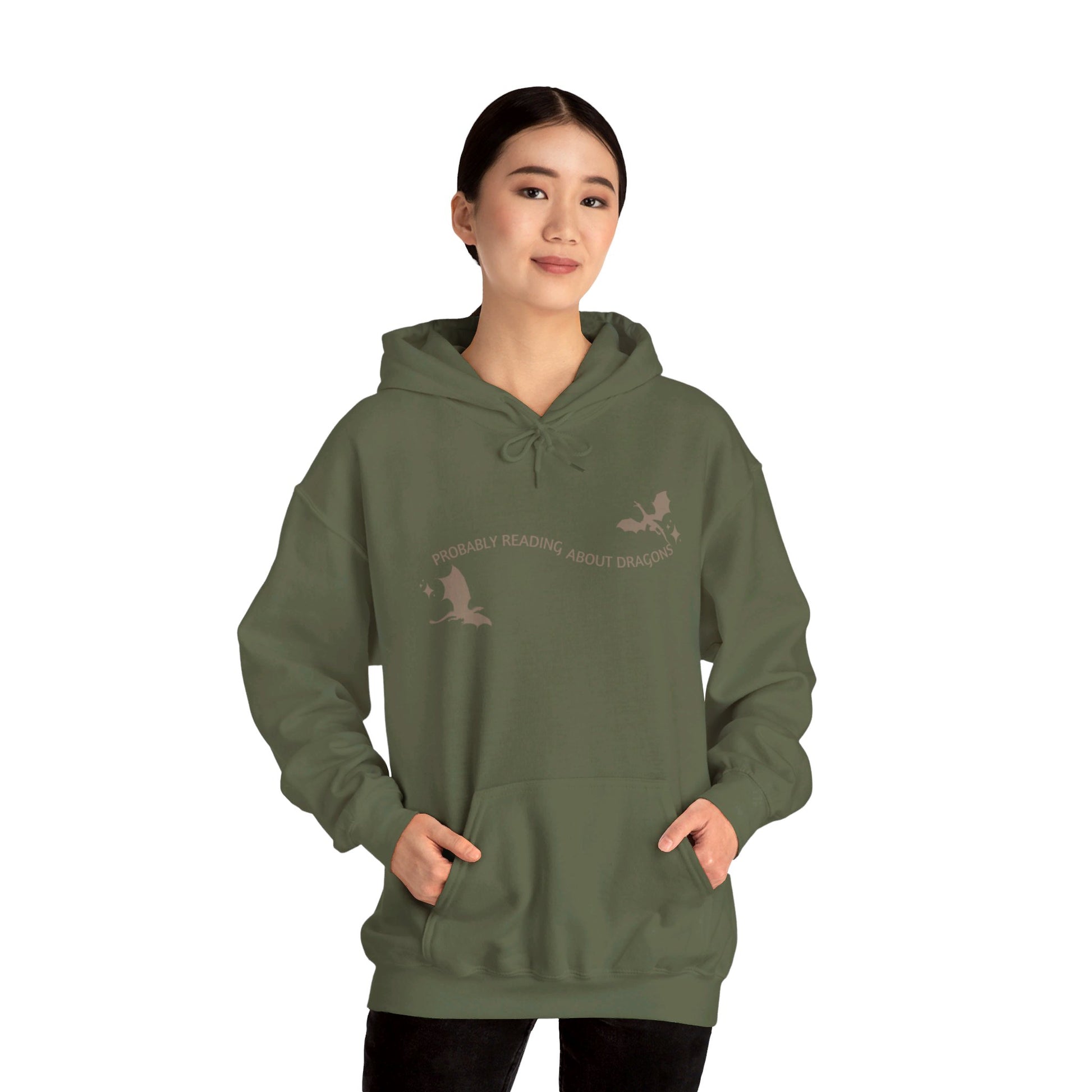 Dragons: Hooded Sweatshirt - Bibliophile Bazaar