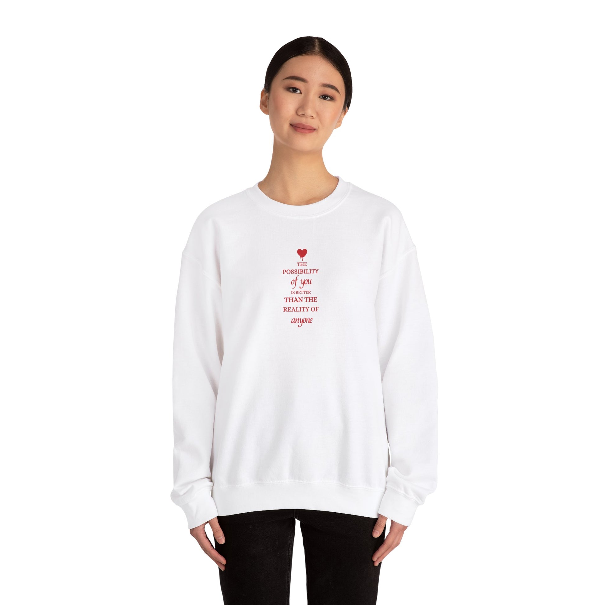 Josh Chen "The Possibility": Crewneck Sweatshirt - Bibliophile Bazaar