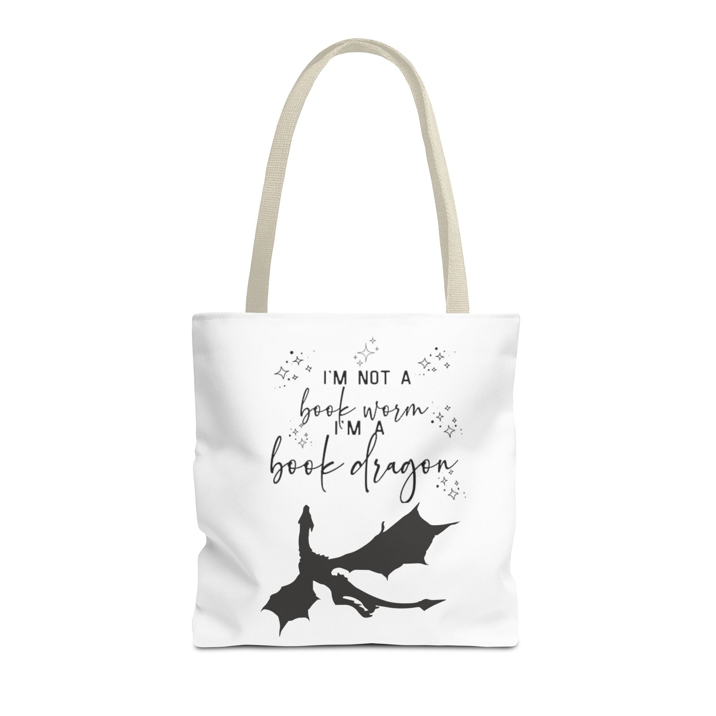 Book Dragon: Tote Bag - Bibliophile Bazaar