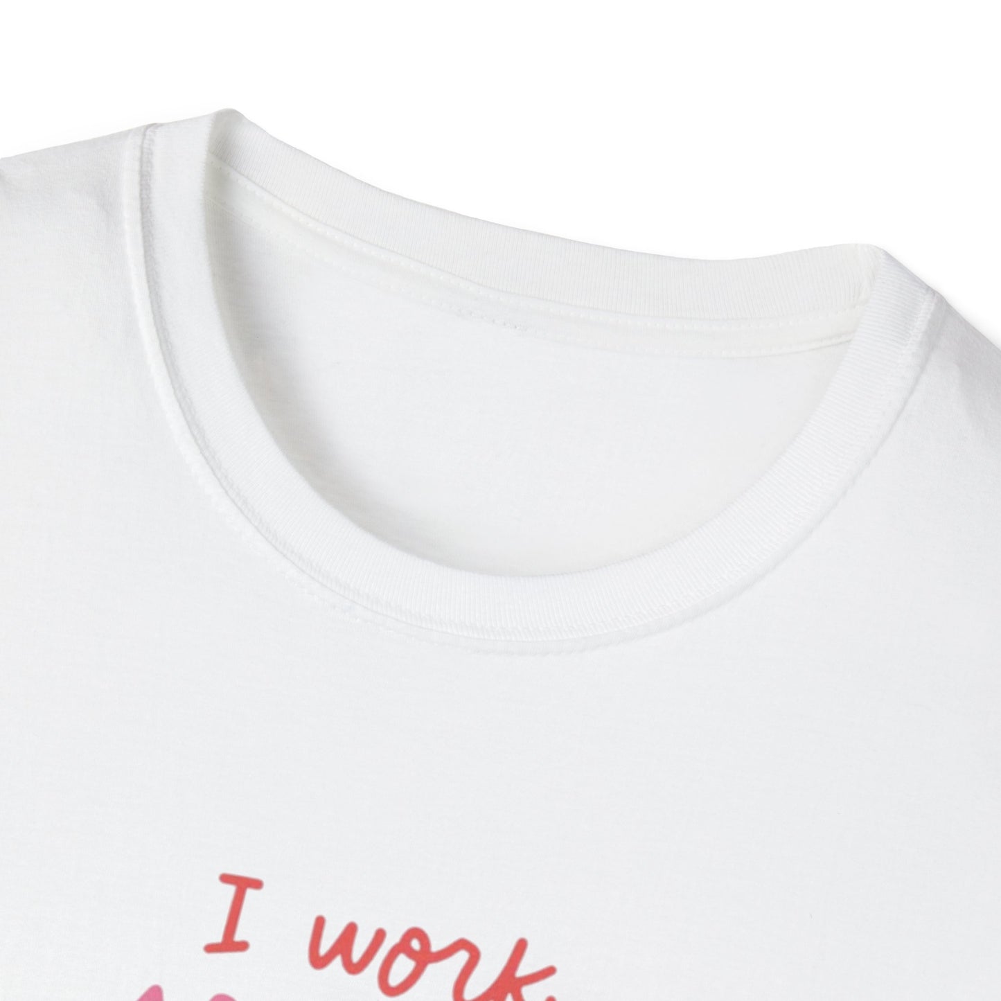 T-Shirt - 'I Work to Support My Book Addiction'