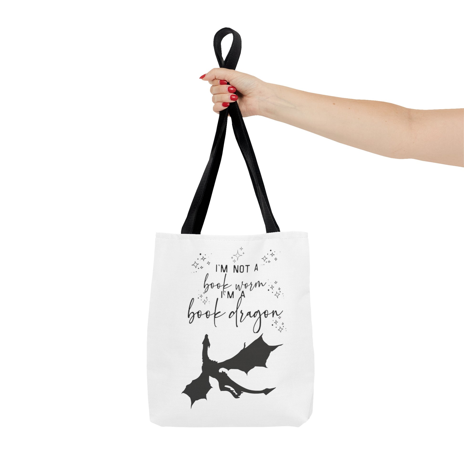 Book Dragon: Tote Bag - Bibliophile Bazaar