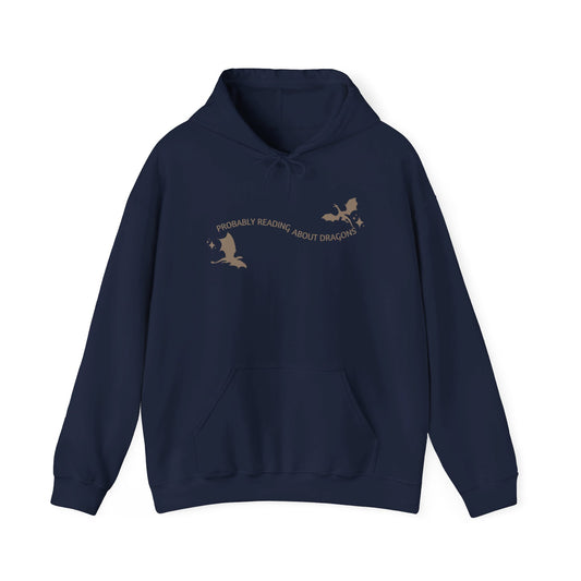 Dragons: Hooded Sweatshirt - Bibliophile Bazaar