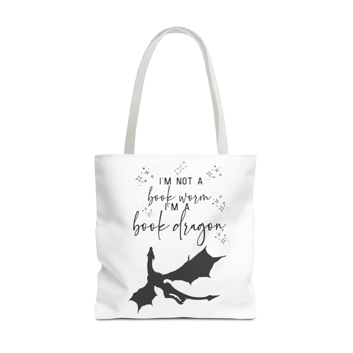 Book Dragon: Tote Bag - Bibliophile Bazaar