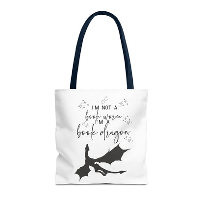 Book Dragon: Tote Bag - Bibliophile Bazaar