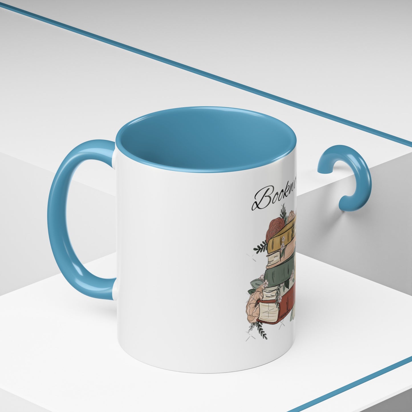 Bookworm: Accent Coffee Mug - Bibliophile Bazaar