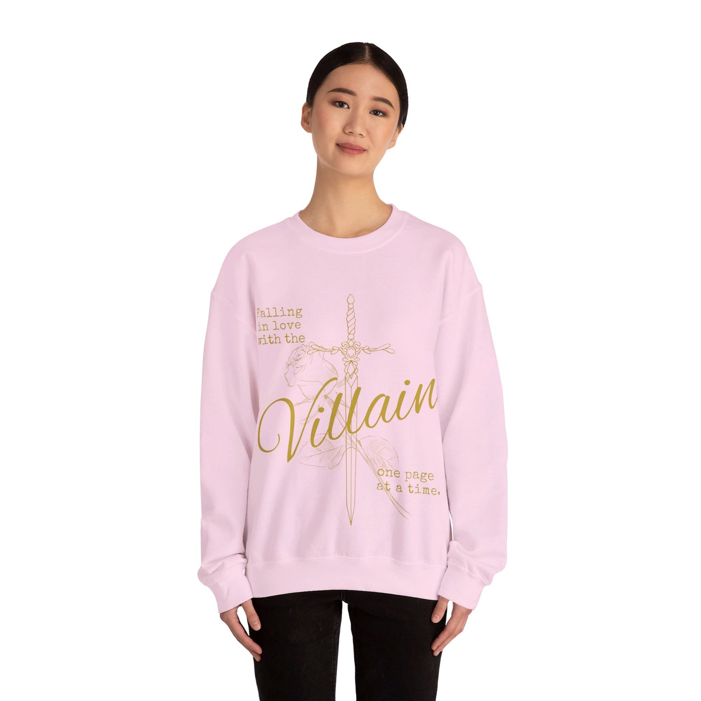 Falling in Love: Crewneck Sweatshirt - Bibliophile Bazaar