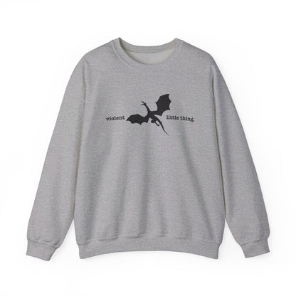 Violent little thing Crewneck Sweatshirt - Bibliophile Bazaar