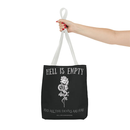 Hell is Empty: Tote Bag - Bibliophile Bazaar