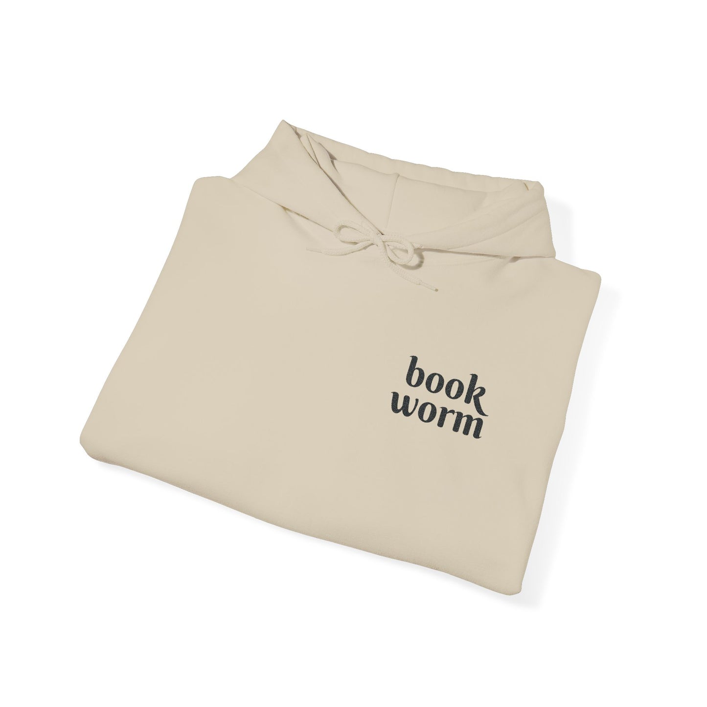 Bookworm: Embroidered Hooded Sweatshirt