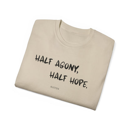 Jane Austen Half Agony Half Hope Tee