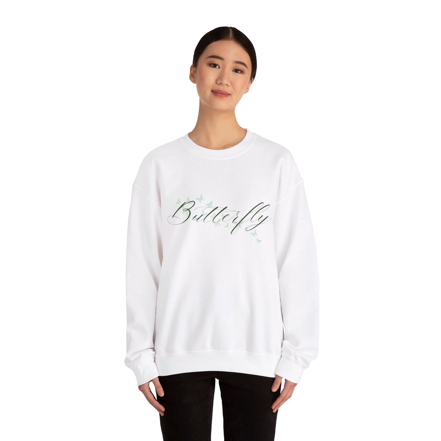 Butterfly Twisted Series: Crewneck Sweatshirt - Bibliophile Bazaar