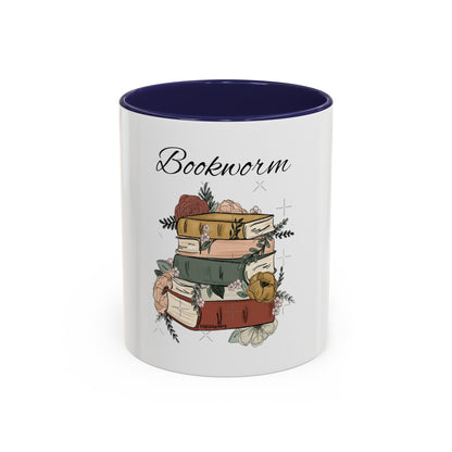 Bookworm: Accent Coffee Mug - Bibliophile Bazaar