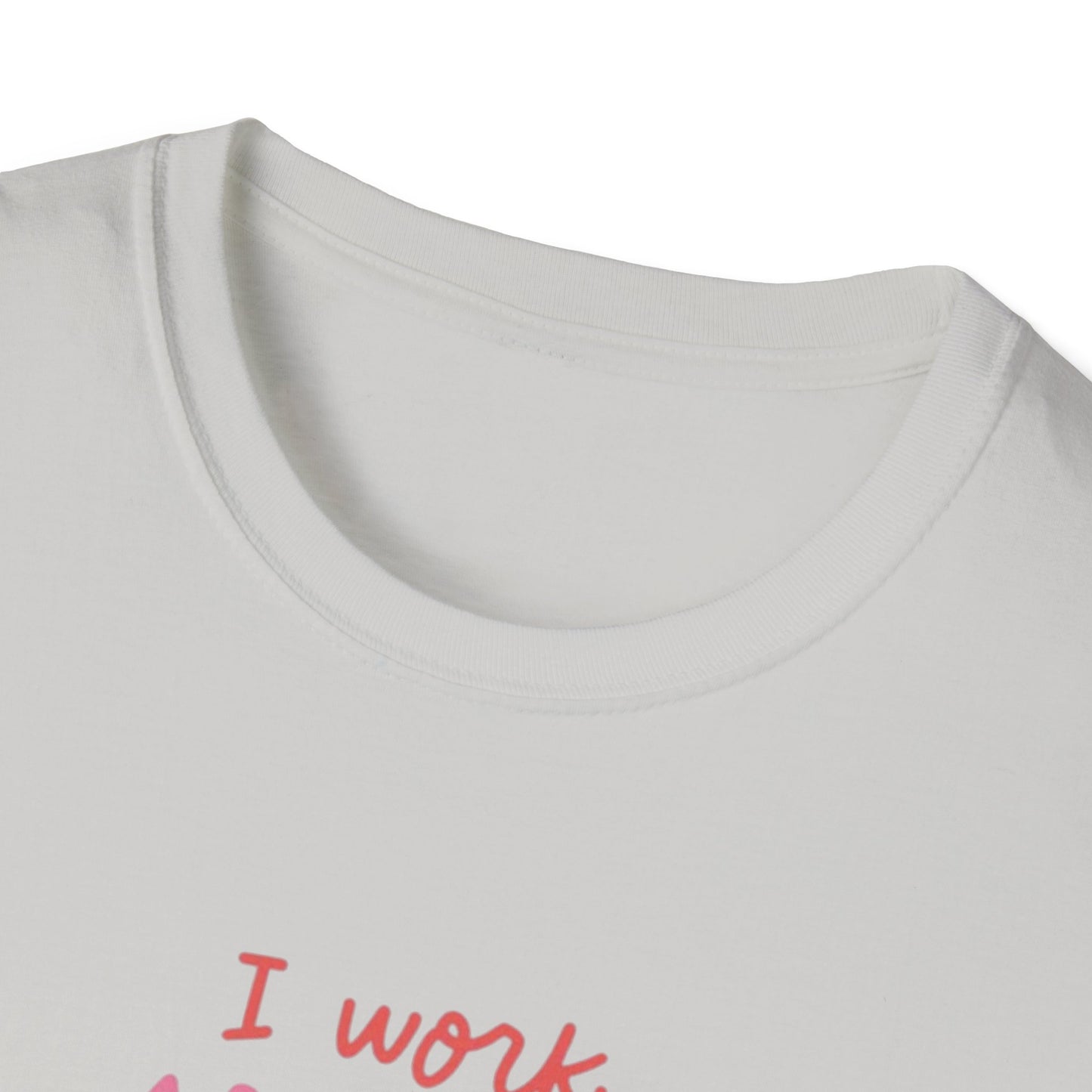 T-Shirt - 'I Work to Support My Book Addiction'