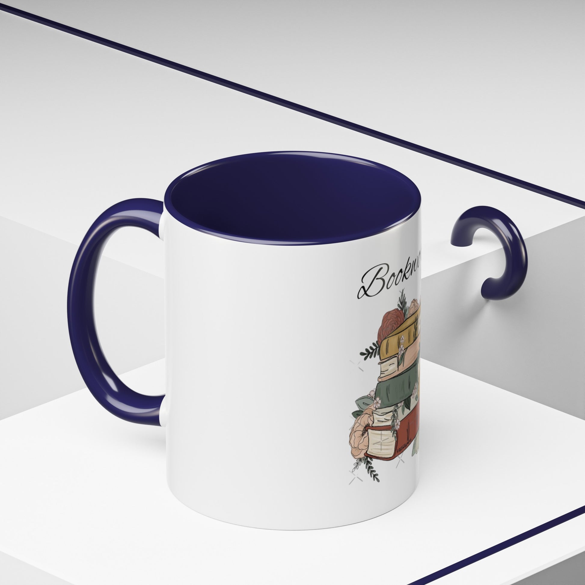 Bookworm: Accent Coffee Mug - Bibliophile Bazaar