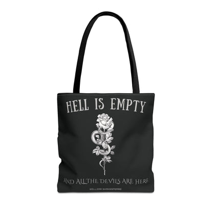 Hell is Empty: Tote Bag - Bibliophile Bazaar