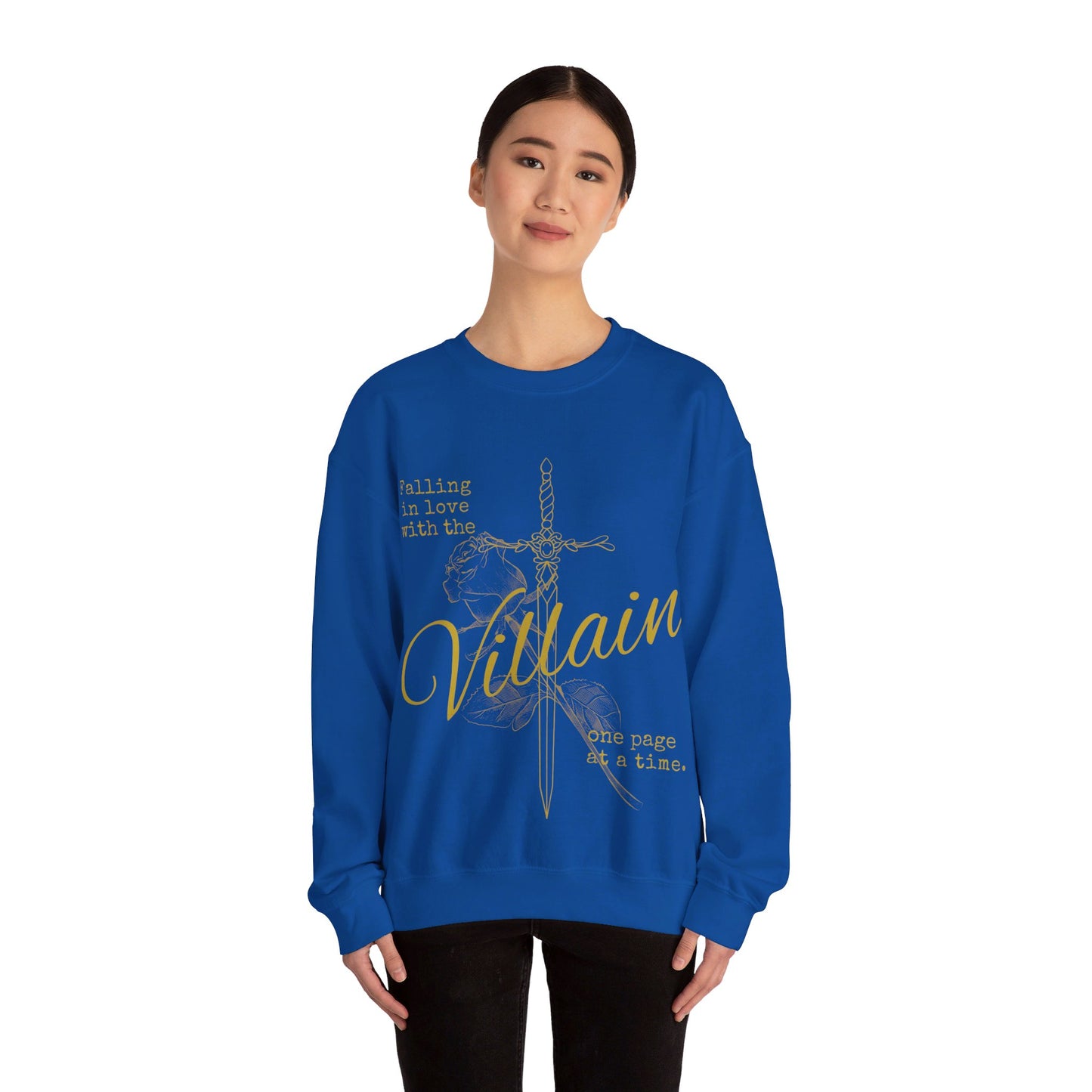 Falling in Love: Crewneck Sweatshirt - Bibliophile Bazaar