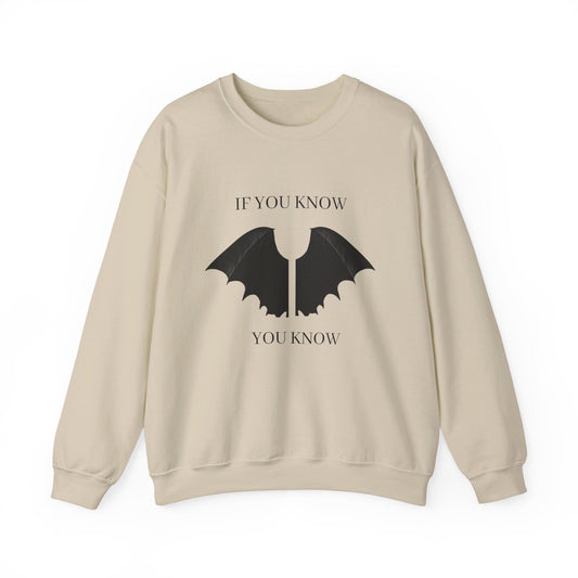 IYKYK: Crewneck Sweatshirt - Bibliophile Bazaar