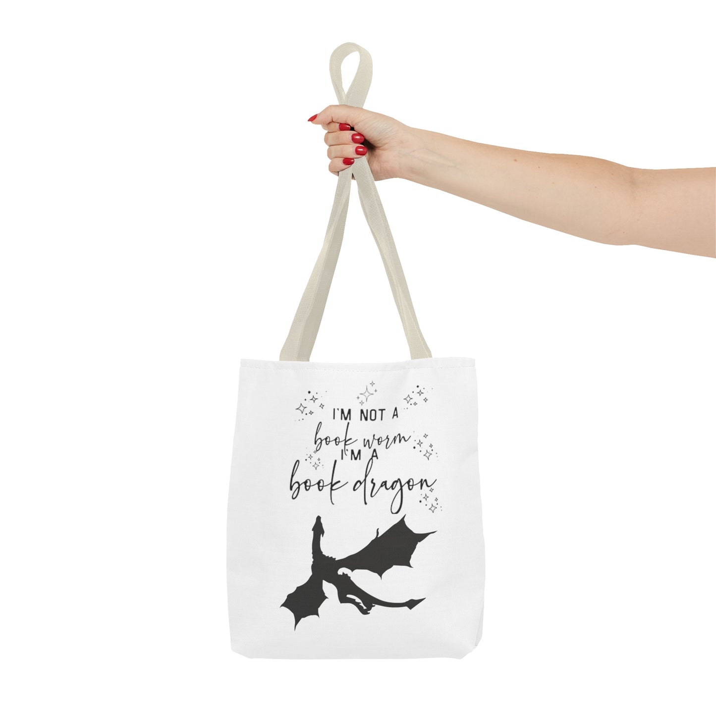 Book Dragon: Tote Bag - Bibliophile Bazaar