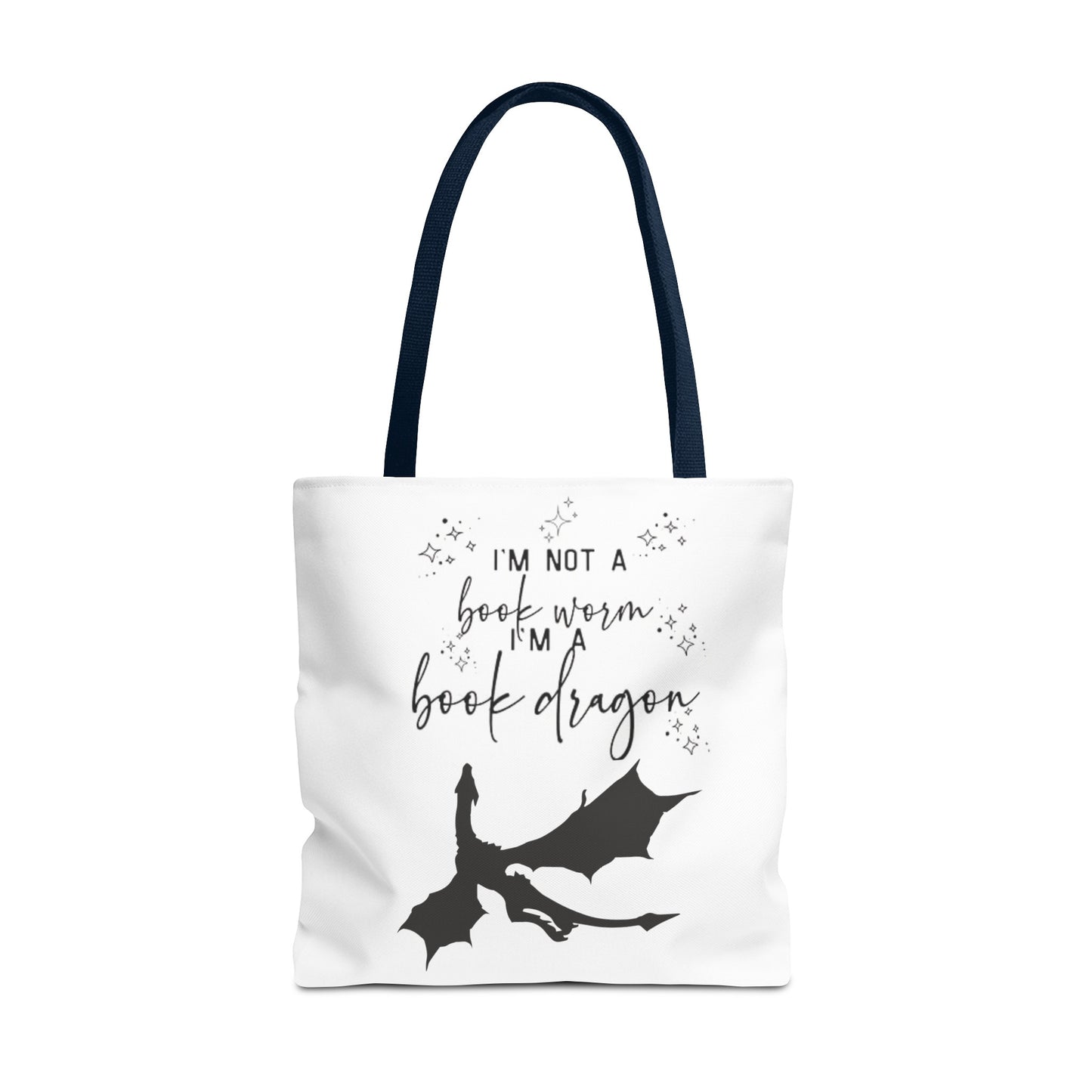 Book Dragon: Tote Bag - Bibliophile Bazaar