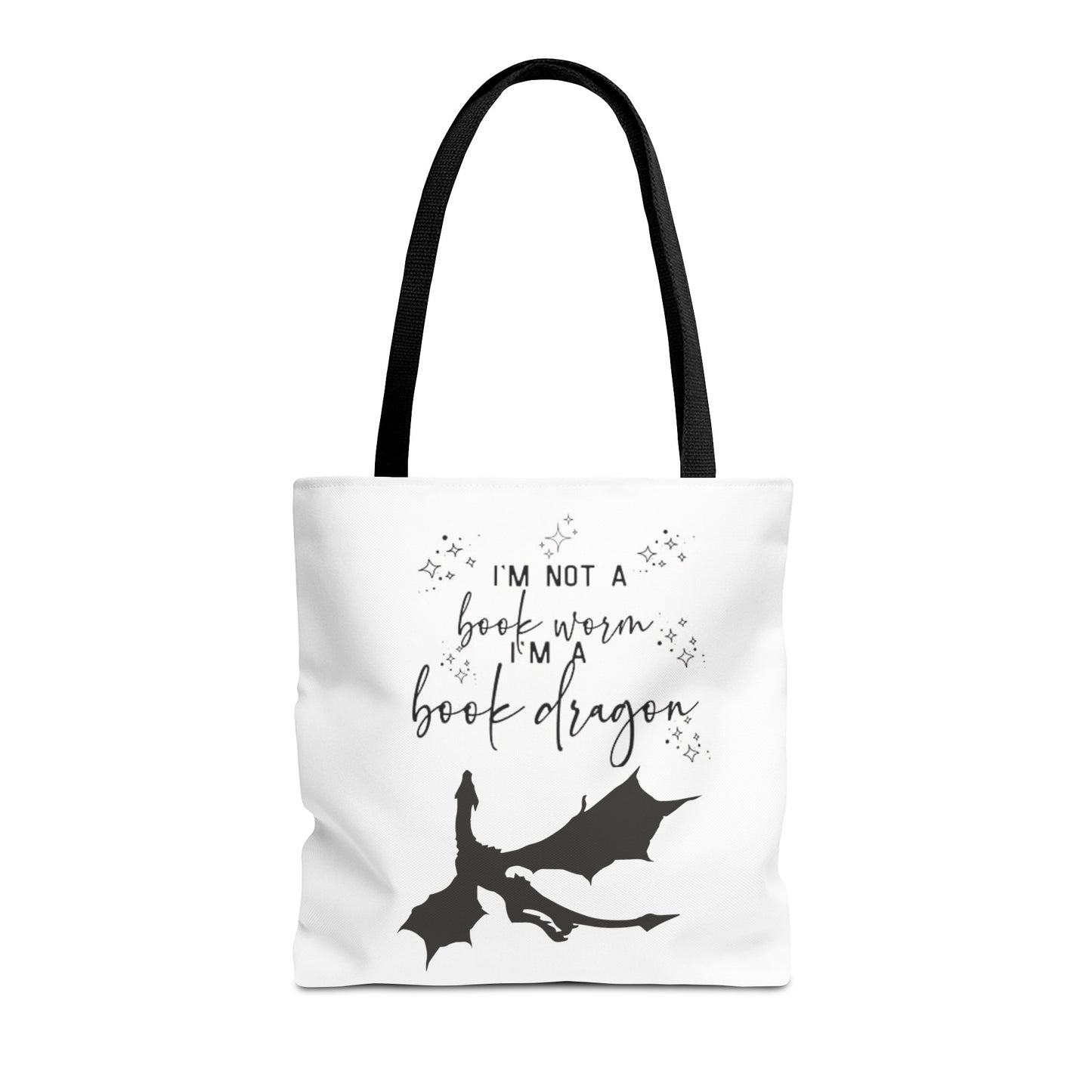 Book Dragon: Tote Bag - Bibliophile Bazaar