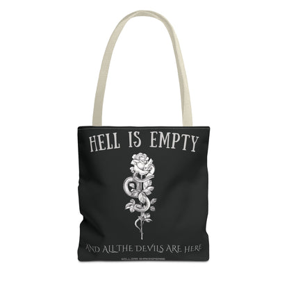 Hell is Empty: Tote Bag - Bibliophile Bazaar