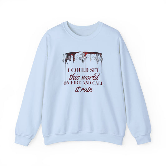 Red Queen: Crewneck Sweatshirt - Bibliophile Bazaar