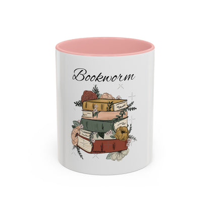 Bookworm: Accent Coffee Mug - Bibliophile Bazaar