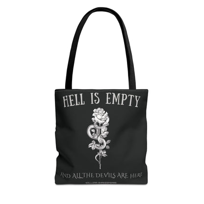 Hell is Empty: Tote Bag - Bibliophile Bazaar