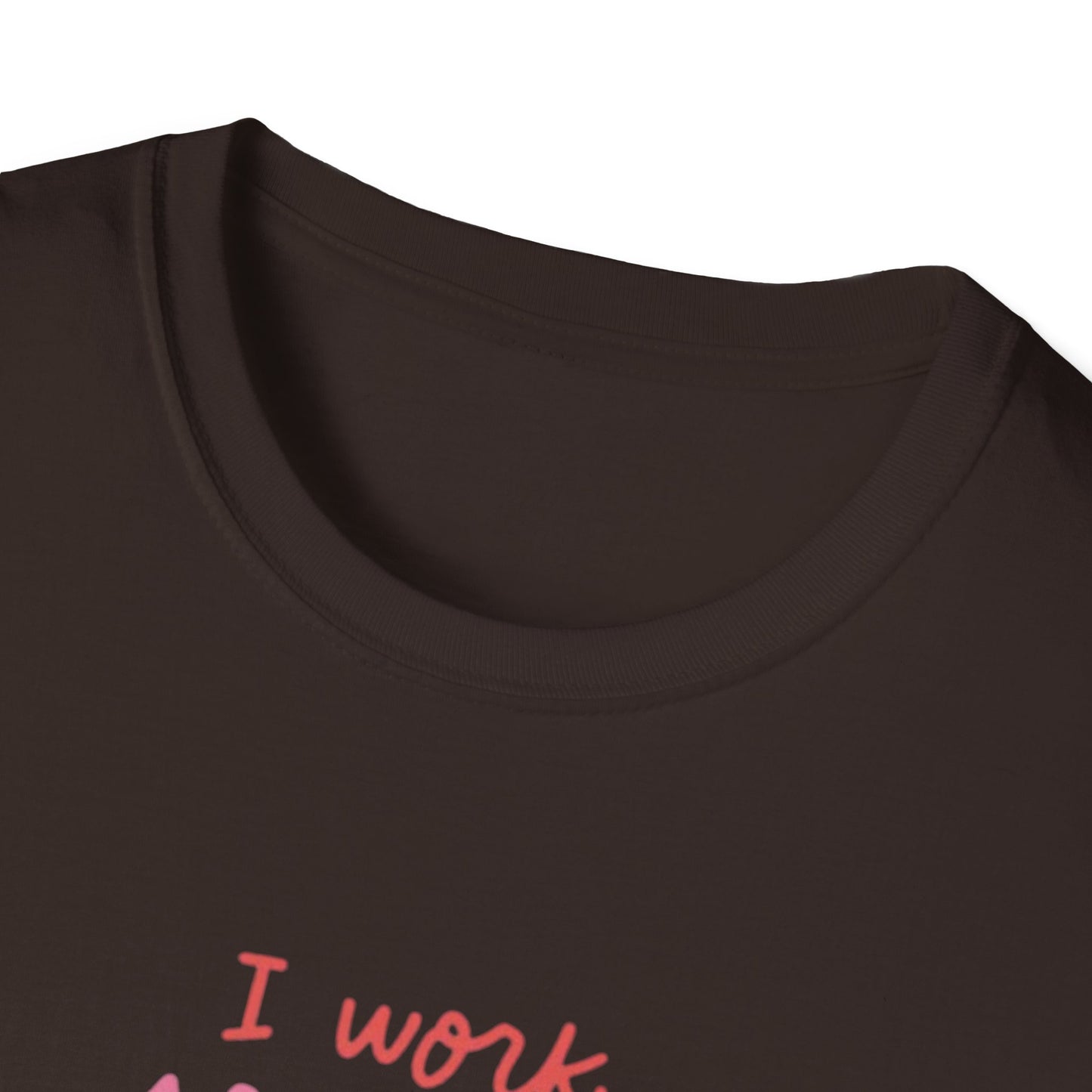 T-Shirt - 'I Work to Support My Book Addiction'