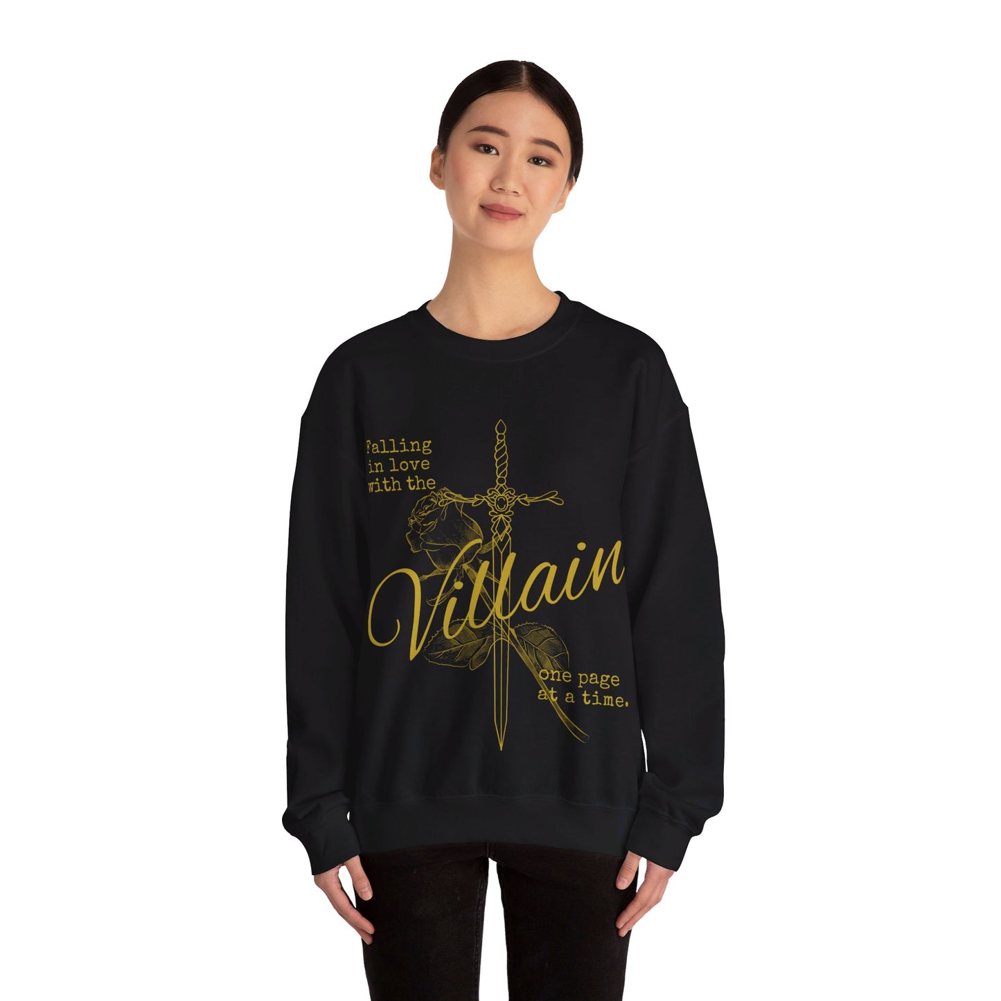 Falling in Love: Crewneck Sweatshirt - Bibliophile Bazaar