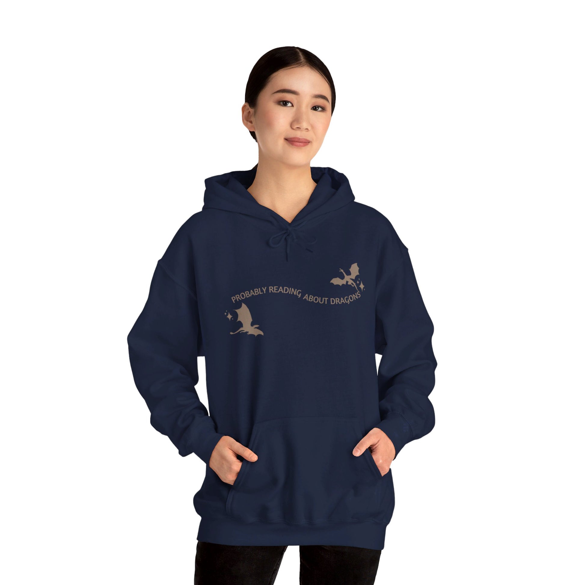 Dragons: Hooded Sweatshirt - Bibliophile Bazaar