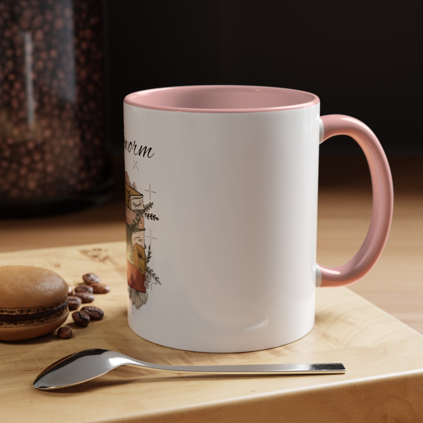 Bookworm: Accent Coffee Mug - Bibliophile Bazaar