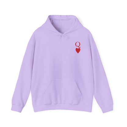 Red Queen: Hooded Sweatshirt - Bibliophile Bazaar