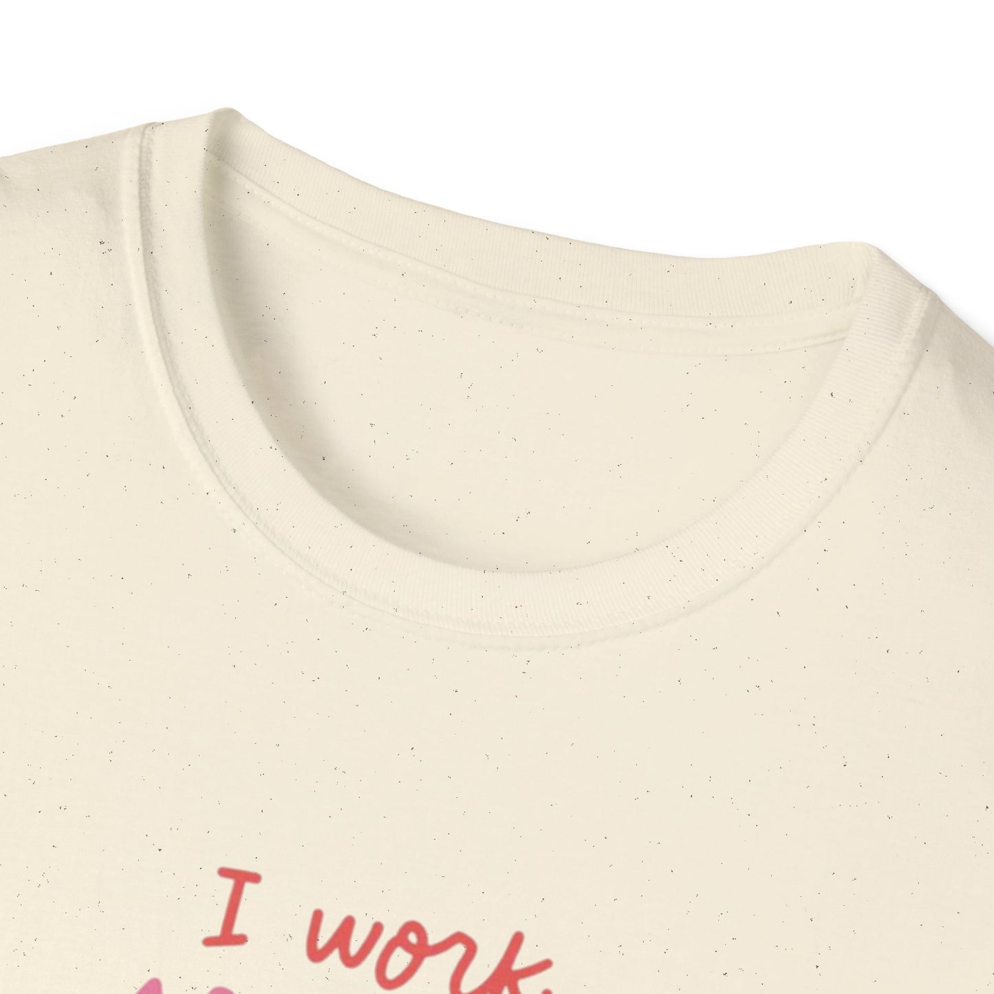 T-Shirt - 'I Work to Support My Book Addiction'